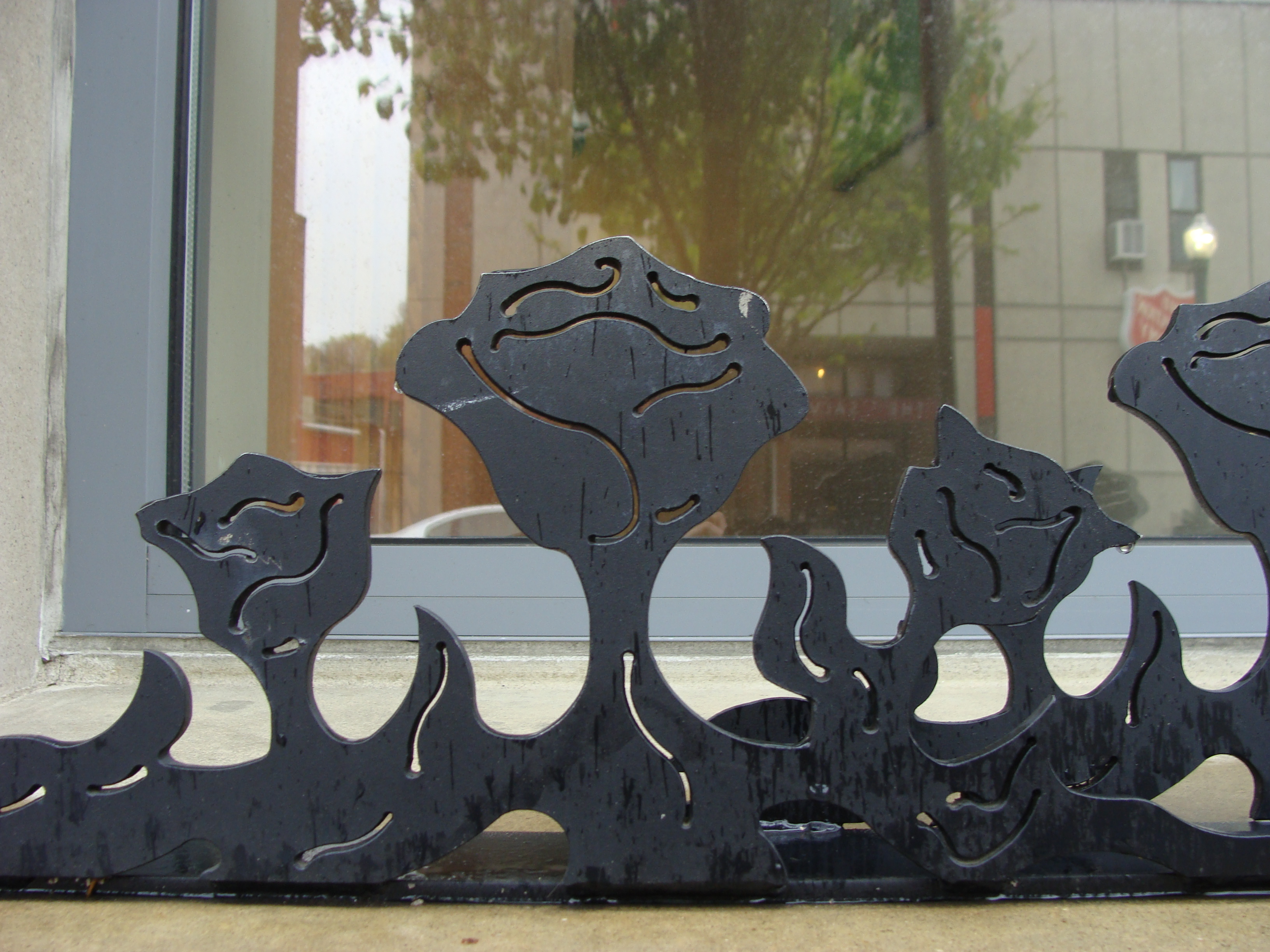 Otis Libary Rose Window Decorations